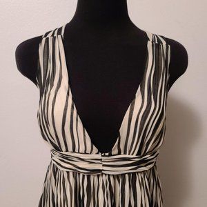 Alice + Olive black and cream summer dress